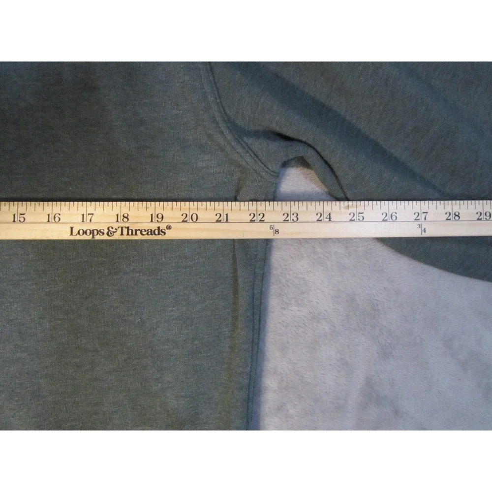 The North Face Hoodie Mens Large Green Camo Logo Pullover Sweatshirt